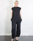 Mellow Pleats Top in Black by Pleats Please Issey Miyake-Pleats Please Issey Miyake-Idlewild-Cincinnati