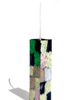 Mid Stack Candle in Green Pink Yellow Black and White by Crying Clover-Crying Clover-Idlewild-Cincinnati