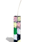 Mid Stack Candle in Green Pink Yellow Black and White by Crying Clover-Home-Idlewild-Idlewild