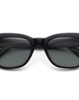 Miklos Sunglasses in Matte Black & Polarized Grey by Caddis-Sunglasses-Caddis Eyewear-Idlewild