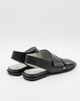 Milo Leather Sandals in Black by MLO-MLO-Idlewild-Cincinnati