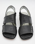 Milo Leather Sandals in Black by MLO-MLO-Idlewild-Cincinnati