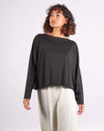 Mini Boxy Tee in Black by Planet-Idlewild