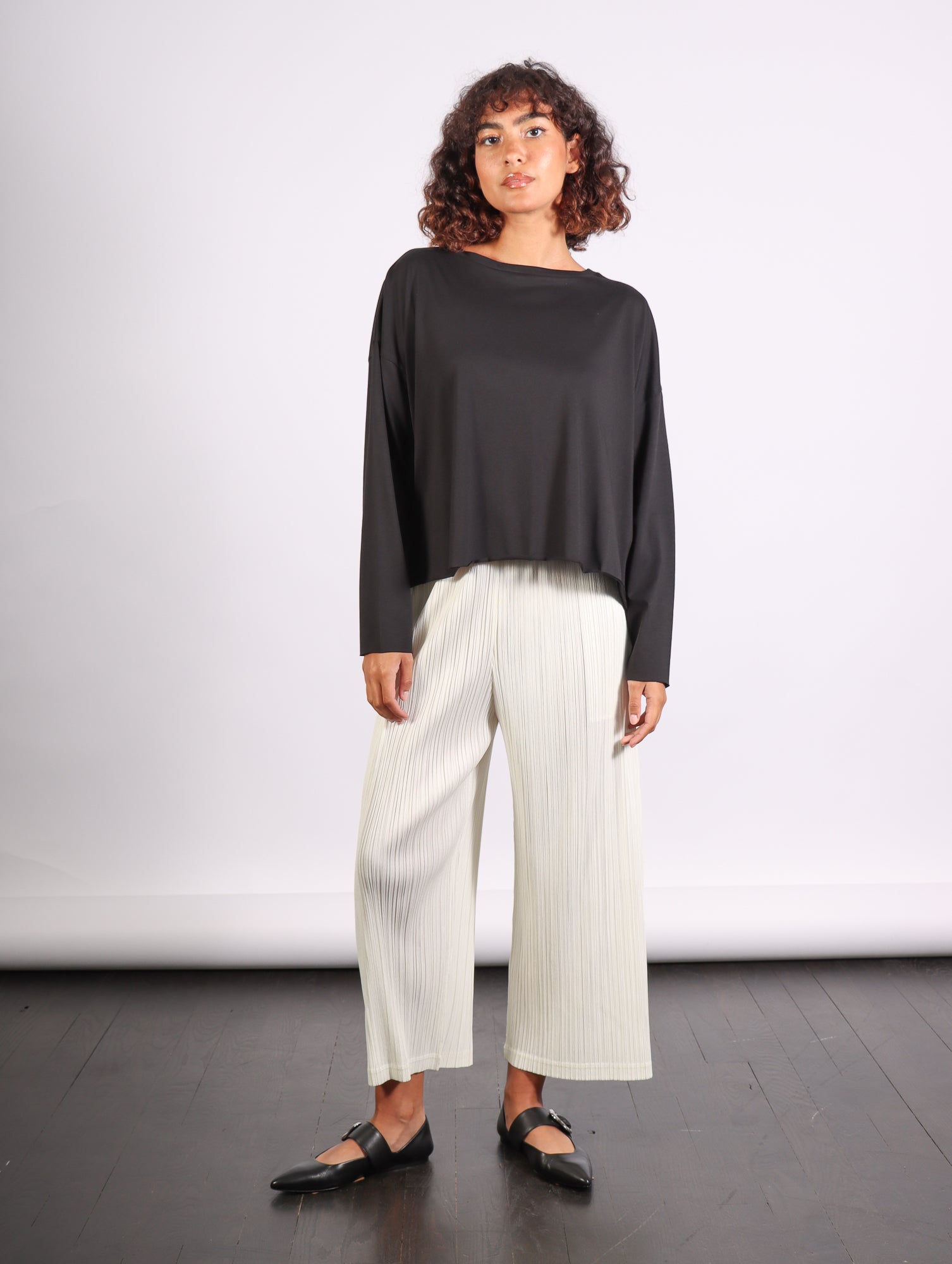 Mini Boxy Tee in Black by Planet-Idlewild