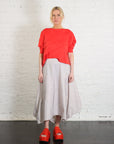 Mini Tucked Tee in Cherry by Planet-Planet-Idlewild-Cincinnati