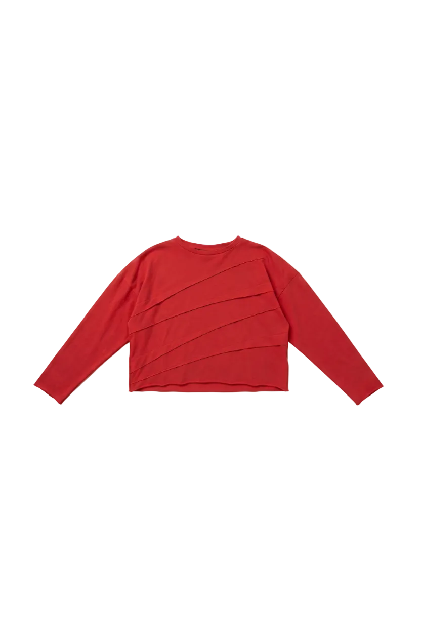 Mini Tucked Tee in Cherry by Planet-Planet-Idlewild-Cincinnati