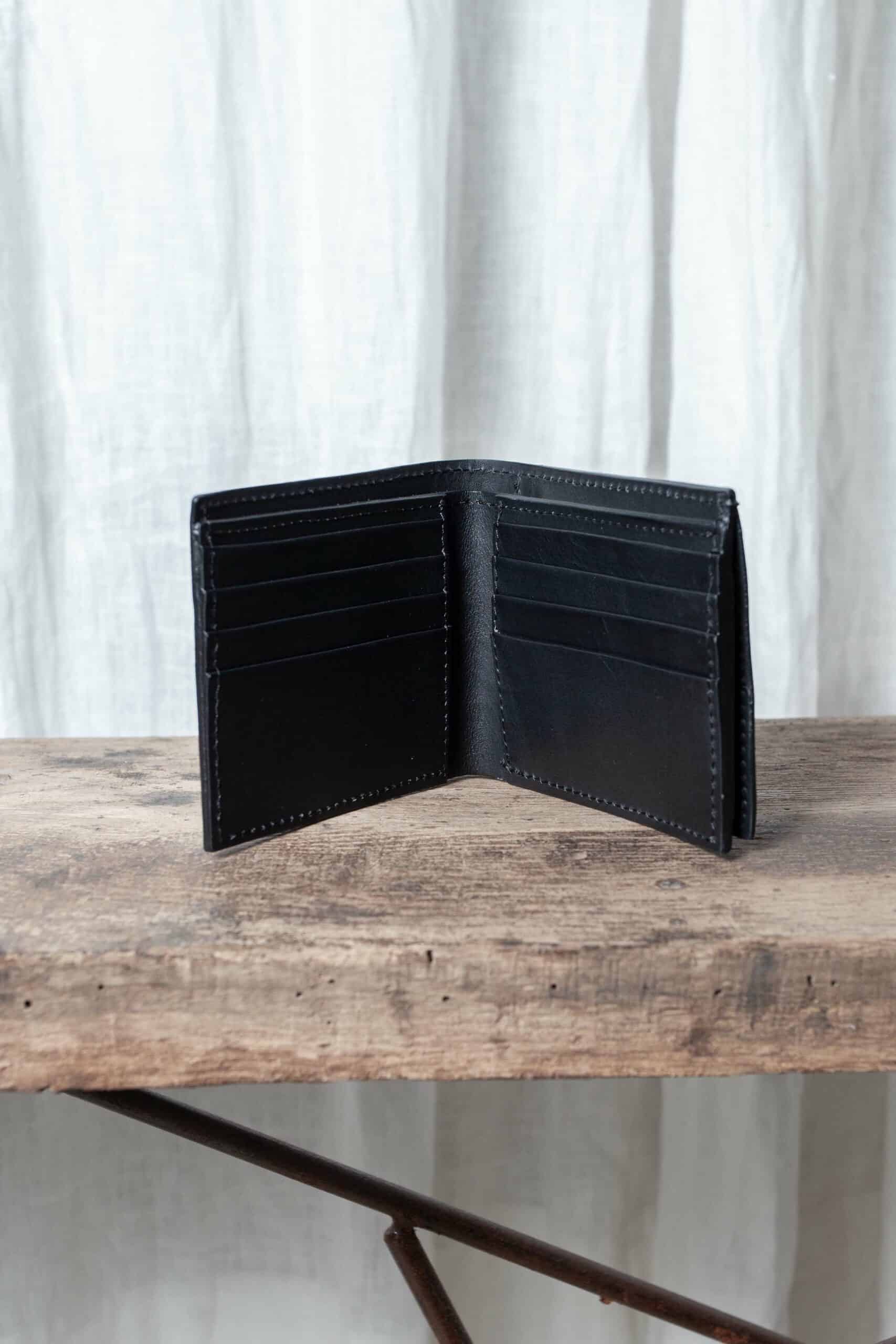 Minimalistic Wallet in Black by Miranda Kaloudis-Bags-MDK-Idlewild