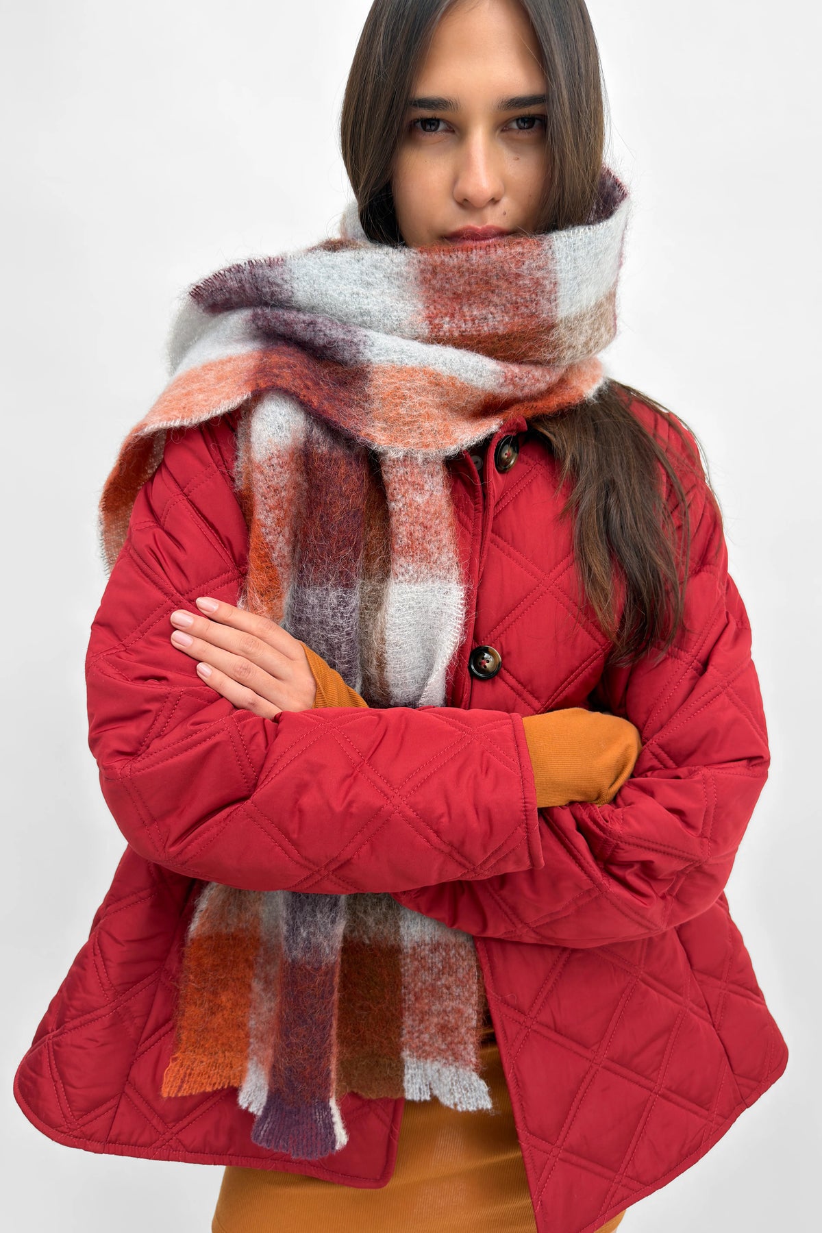 Misty Scarf in Grape Red by Rodebjer-Rodebjer-Idlewild-Cincinnati