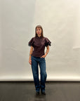 Modern Puff Victorian Top in Oxblood by Shwetambari-Shwetambari-Idlewild-Cincinnati