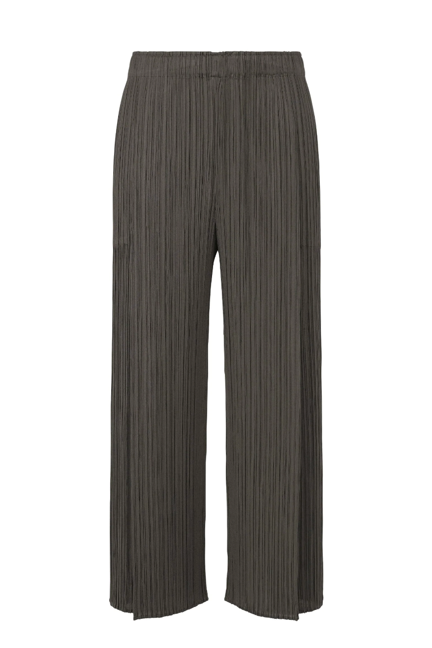 Monthly Colors: June Pants in Charcoal by Pleats Please Issey Miyake