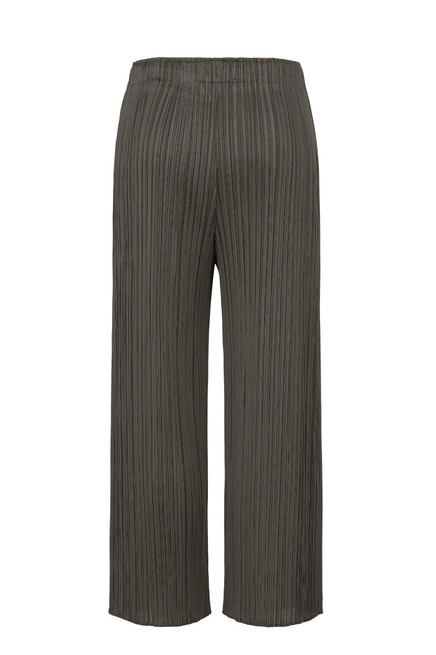 PLEATS PLEASE MONTHLY COLORS 6月 チャコール Monthly Colors: June Pants in Charcoal by Pleats Please Issey Miyake