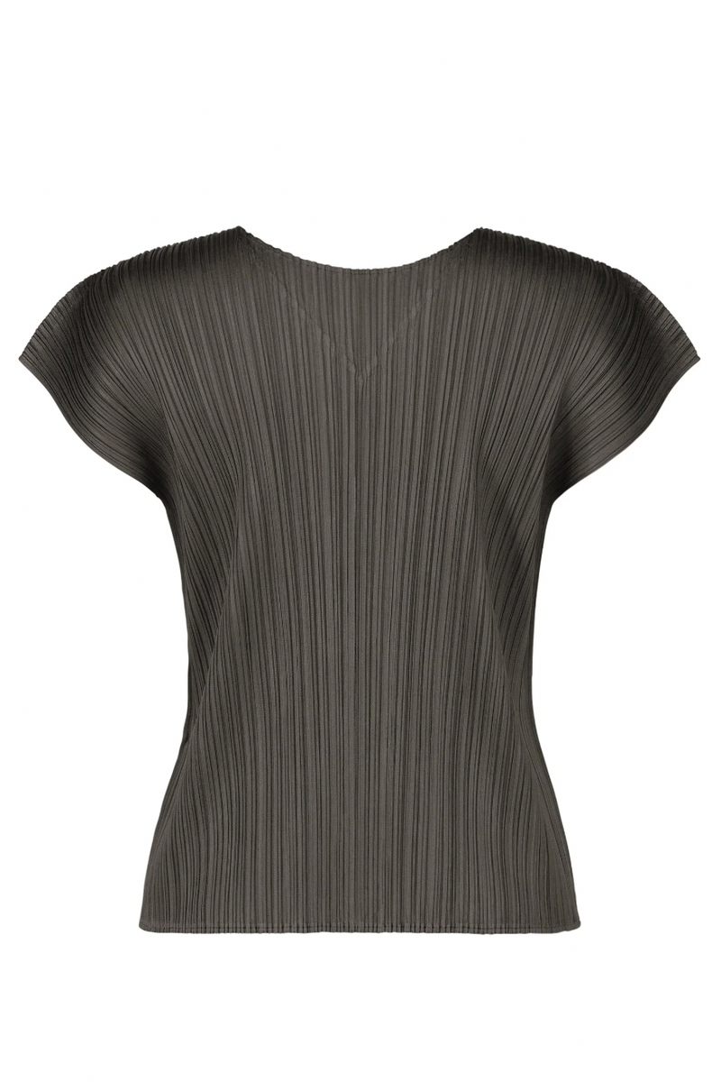 Monthly Colors: June Top in Charcoal by Pleats Please Issey Miyake Monthly Colors: June Top in Charcoal by Pleats Please Issey Miyake
