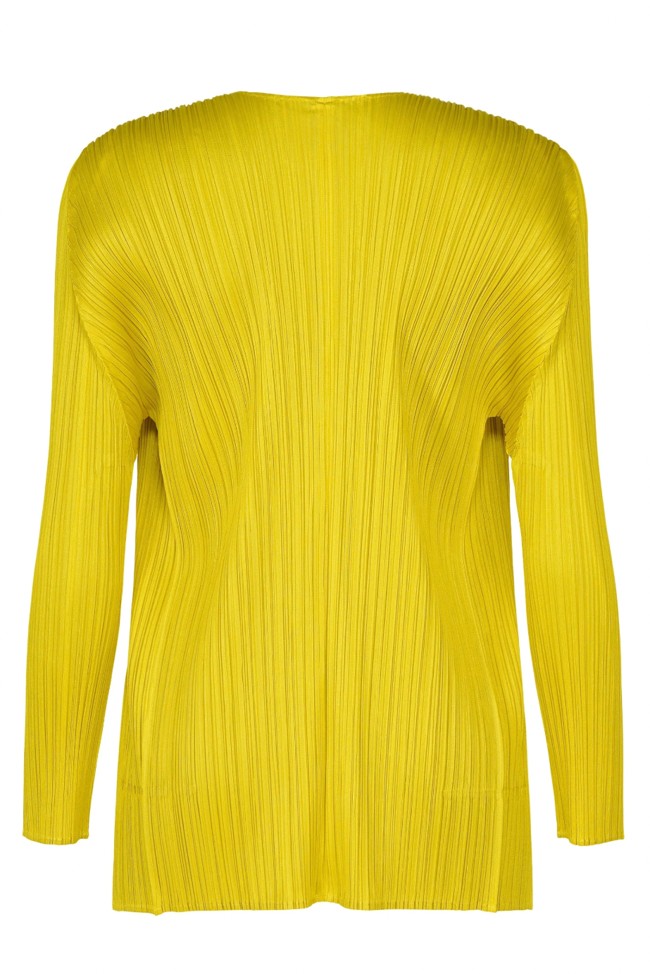Monthly Colors: October Cardigan in Yellow Ocher by Pleats Please Issey Miyake-Pleats Please Issey Miyake-Idlewild-Cincinnati