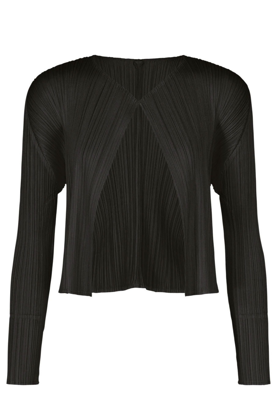 Monthly Colors: September Cardigan in Black by Pleats Please Issey Miyake-Pleats Please Issey Miyake-Idlewild-Cincinnati