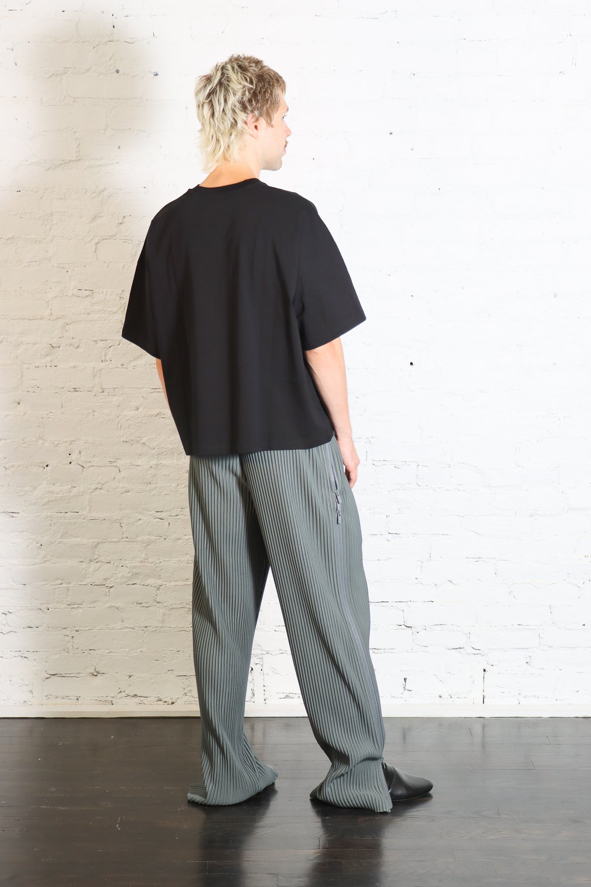 Multi-Zip Pants in Lucca Storico Blue by Homme Plissé Issey Miyake-Homme Plissé Issey Miyake-Idlewild-Cincinnati