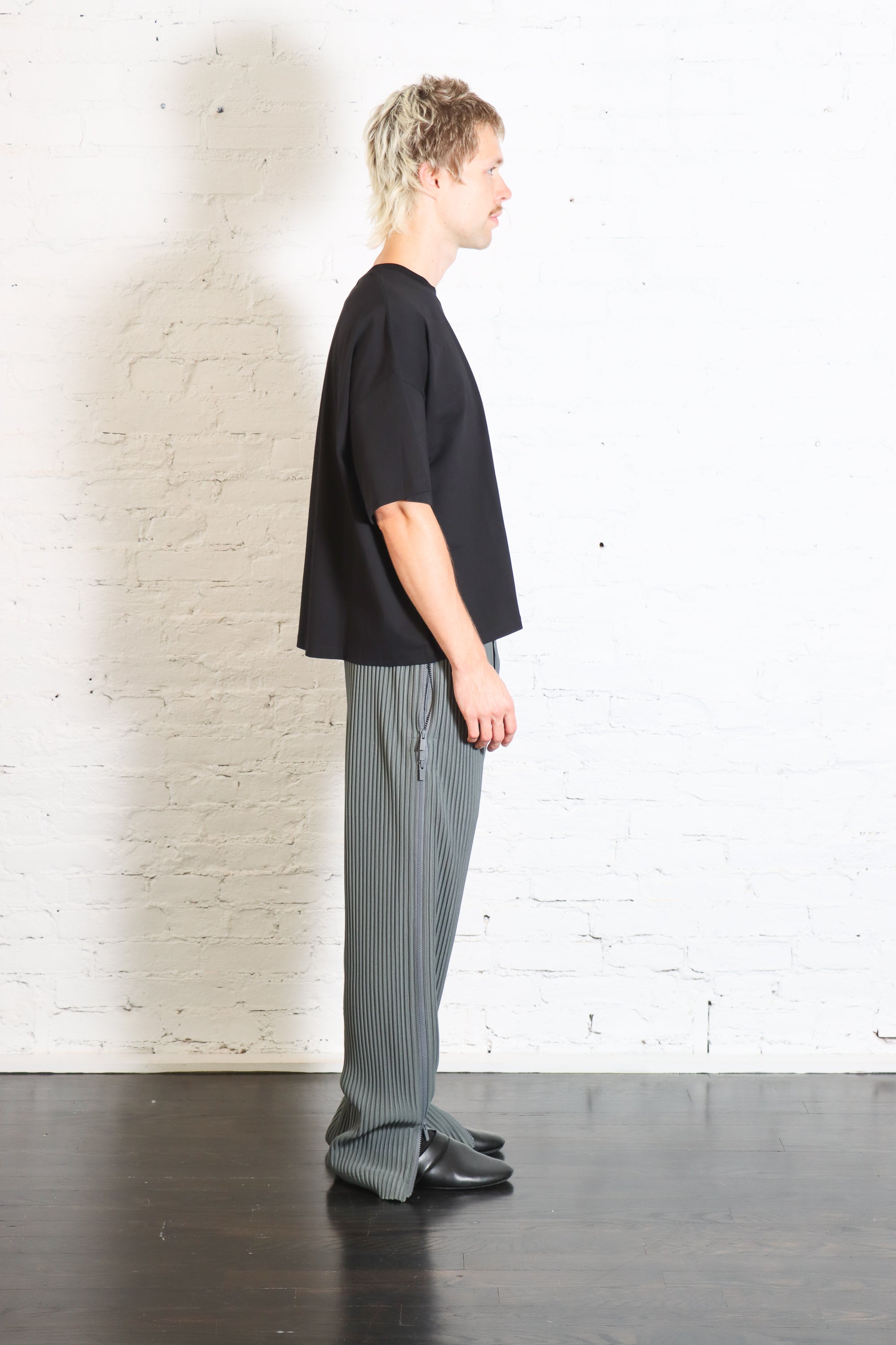 Multi-Zip Pants in Lucca Storico Blue by Homme Plissé Issey Miyake-Homme Plissé Issey Miyake-Idlewild-Cincinnati