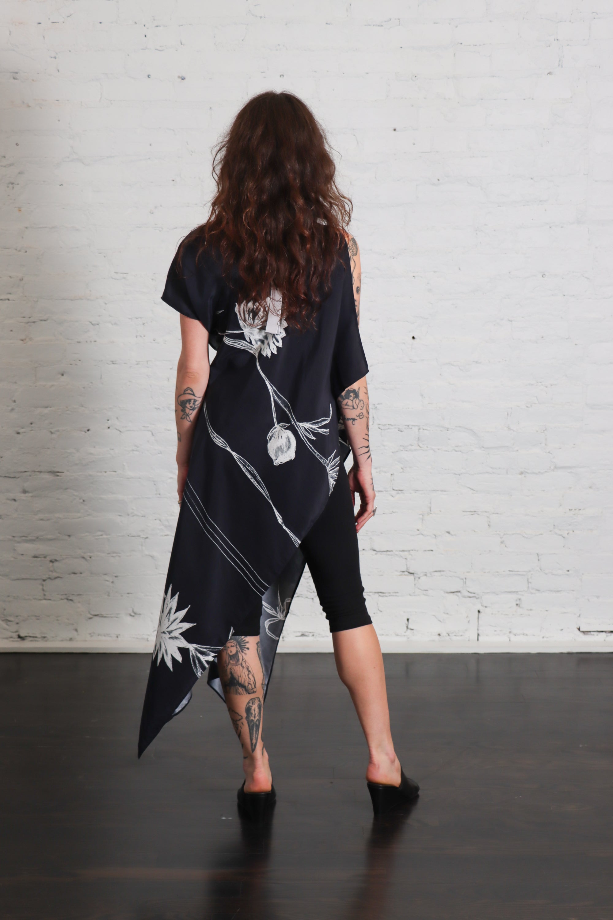 Nice Top in Gulmohar Black & White Print by Shwetambari-Shwetambari-Idlewild-Cincinnati