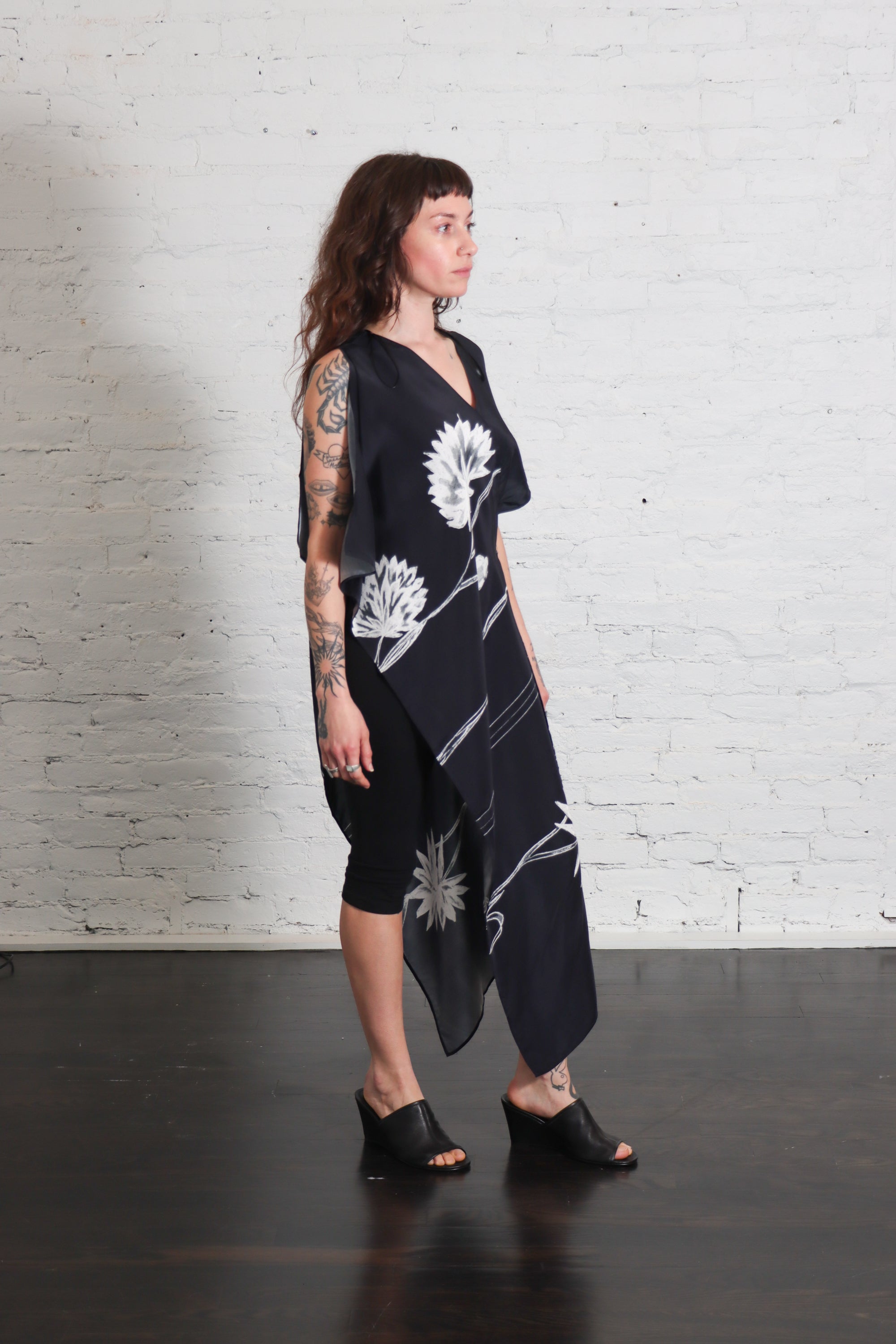 Nice Top in Gulmohar Black & White Print by Shwetambari-Shwetambari-Idlewild-Cincinnati