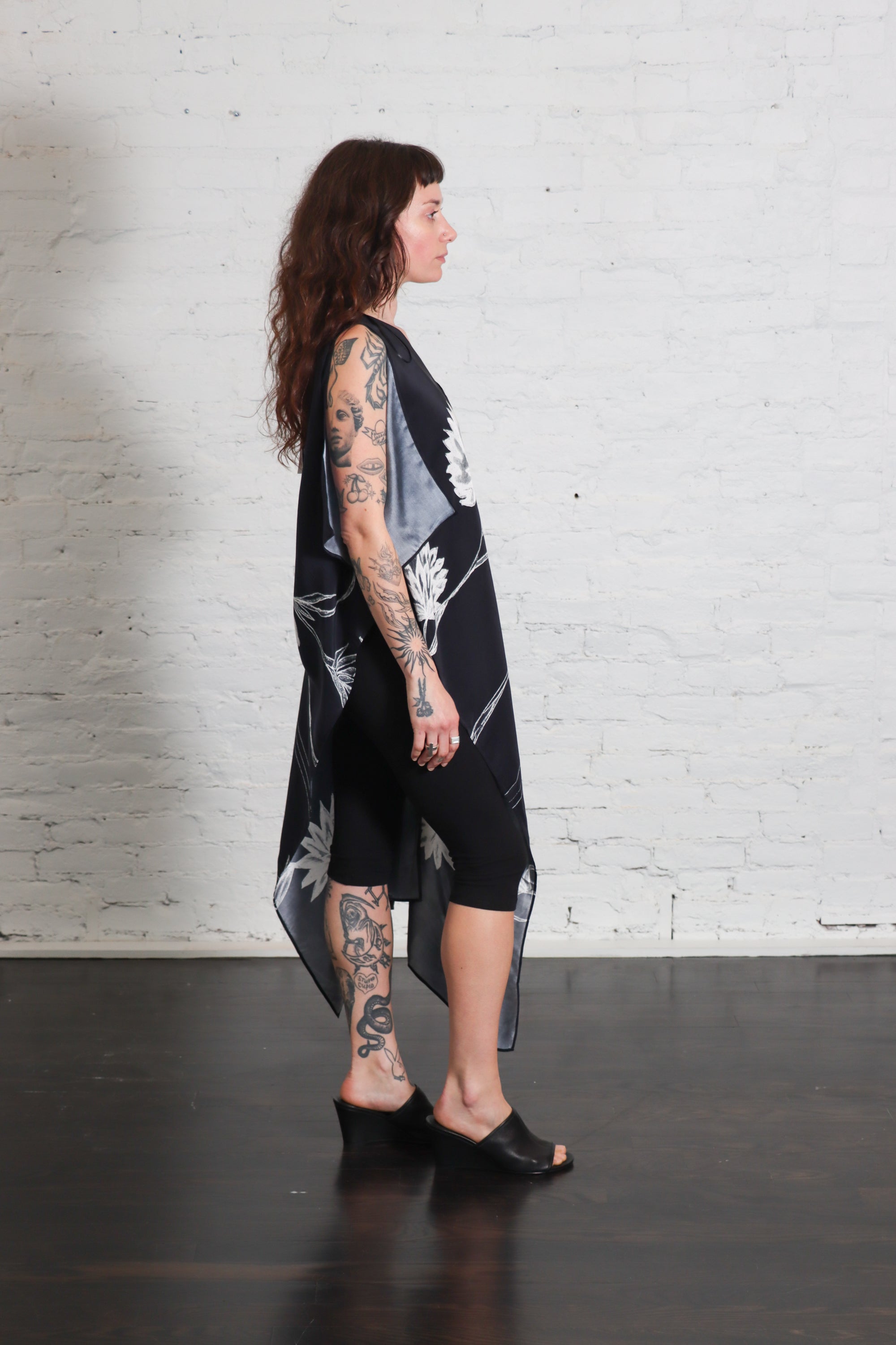 Nice Top in Gulmohar Black & White Print by Shwetambari-Shwetambari-Idlewild-Cincinnati