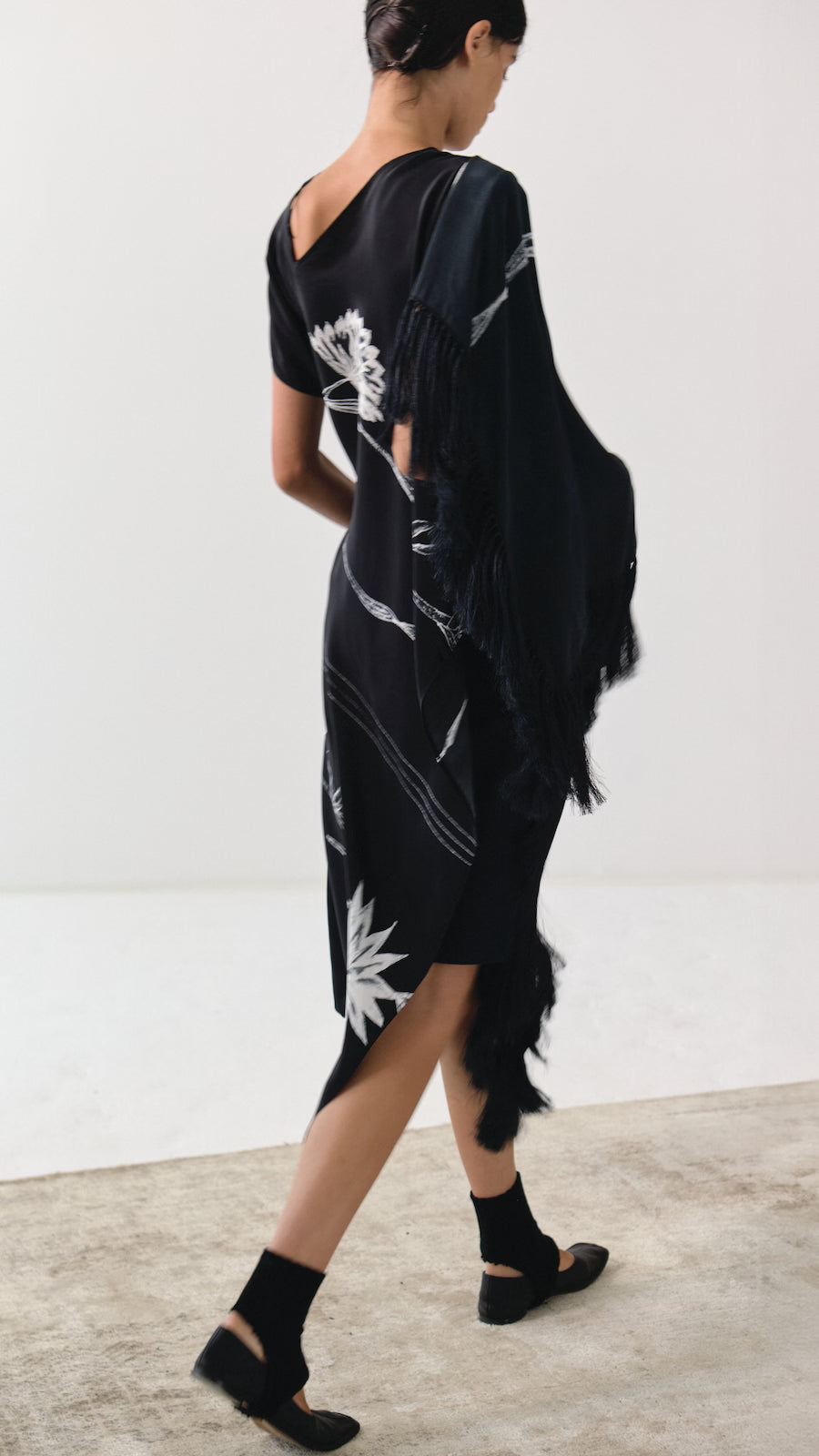 Nice Top in Gulmohar Black & White Print by Shwetambari-Shwetambari-Idlewild-Cincinnati