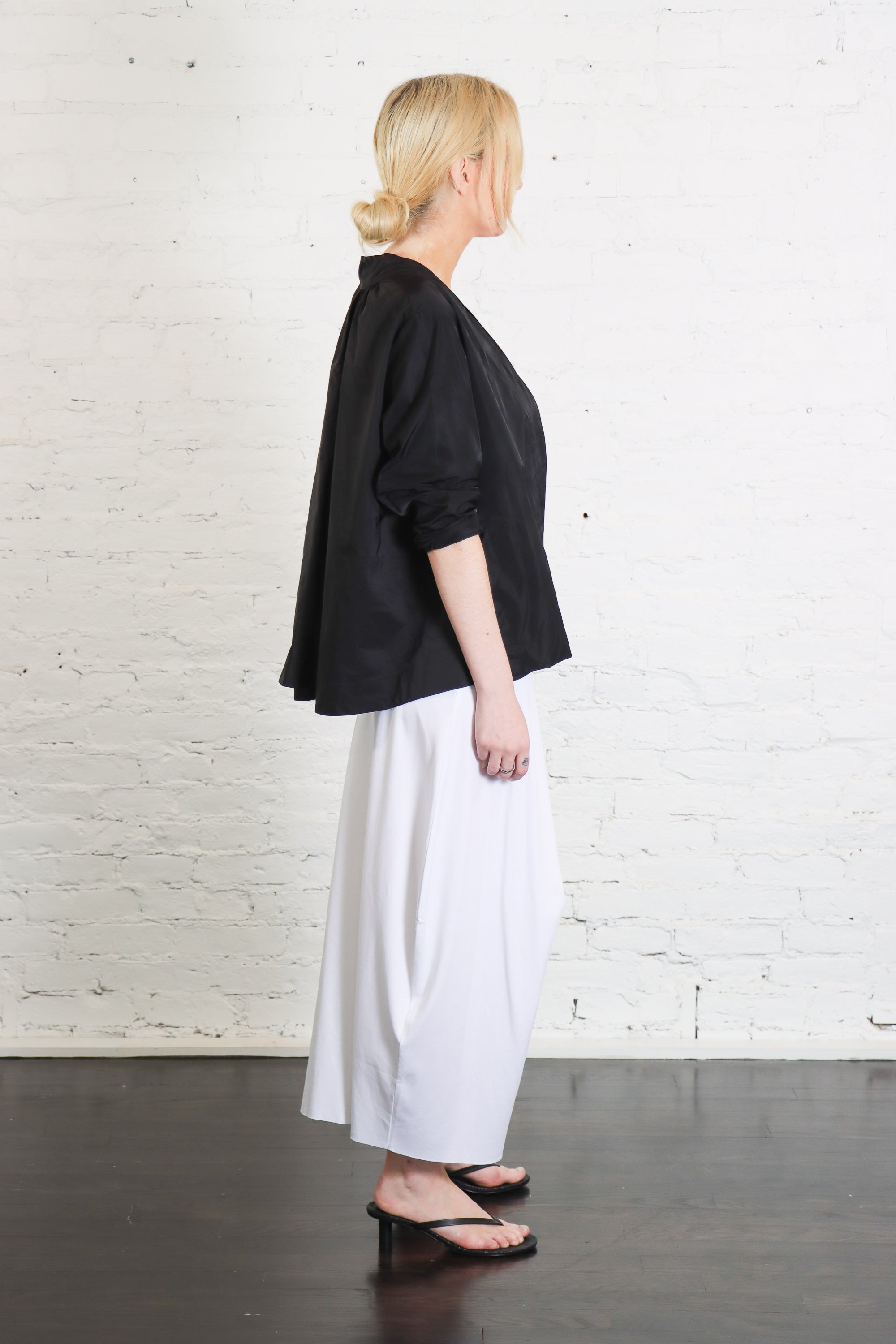 Nylon Minimal Swing Jacket in Black by Planet-Planet-Idlewild-Cincinnati