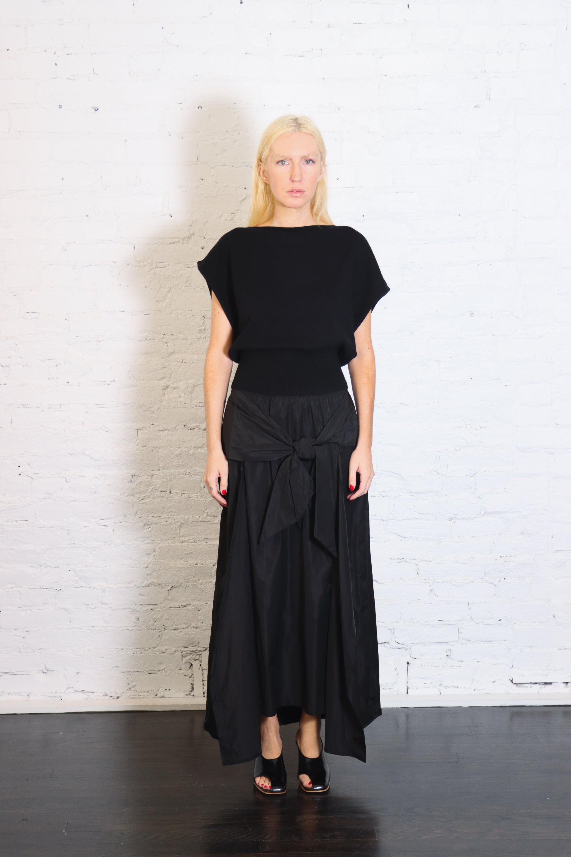 Nylon Wrap Skirt in Black by Planet-Planet-Idlewild-Cincinnati