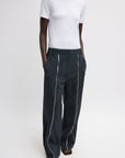 Nylon Zipper Trouser in Black by Tibi-Tibi-Idlewild-Cincinnati