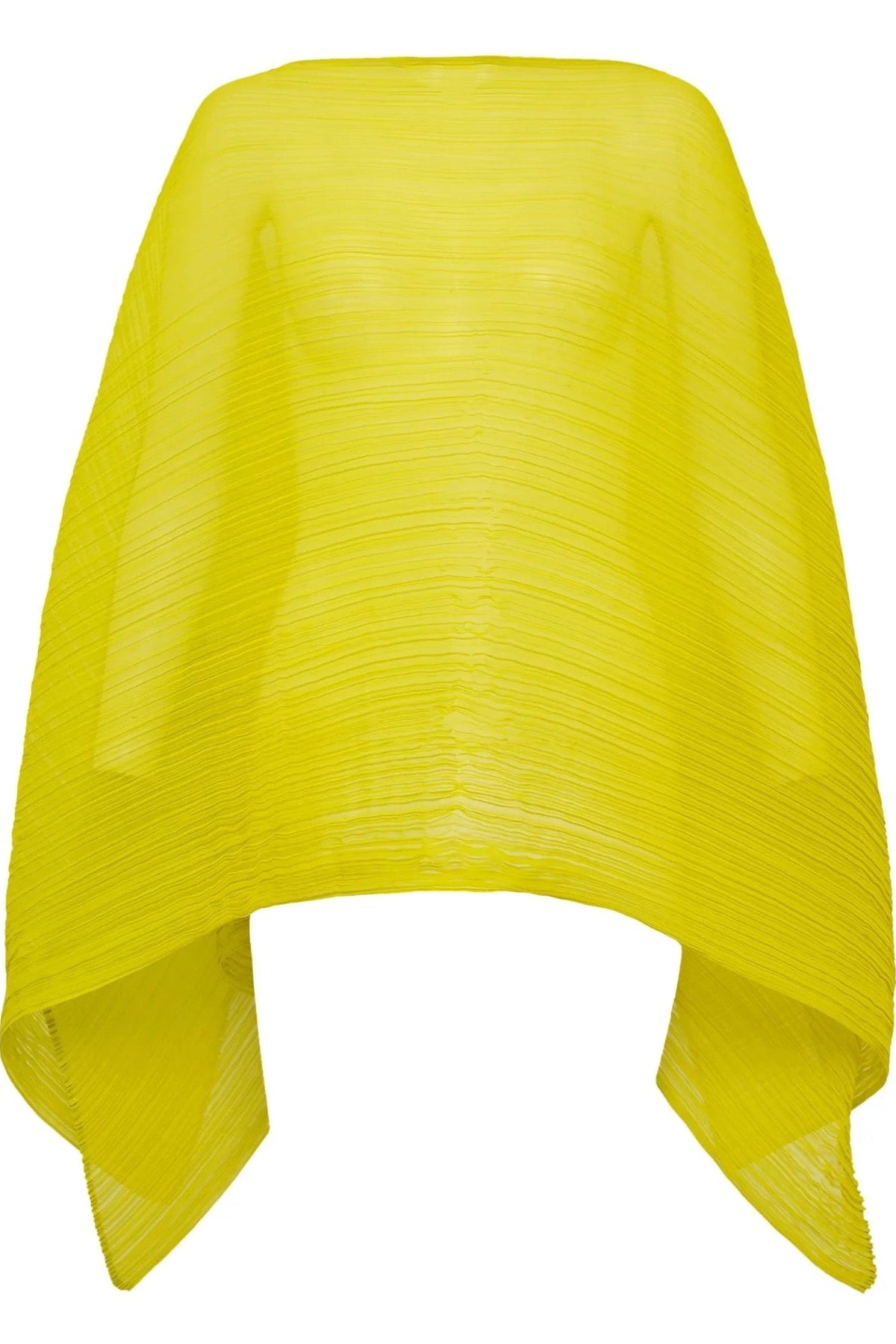 October Madame-T Stole in Yellow Ocher by Pleats Please Issey Miyake-Pleats Please Issey Miyake-Idlewild-Cincinnati