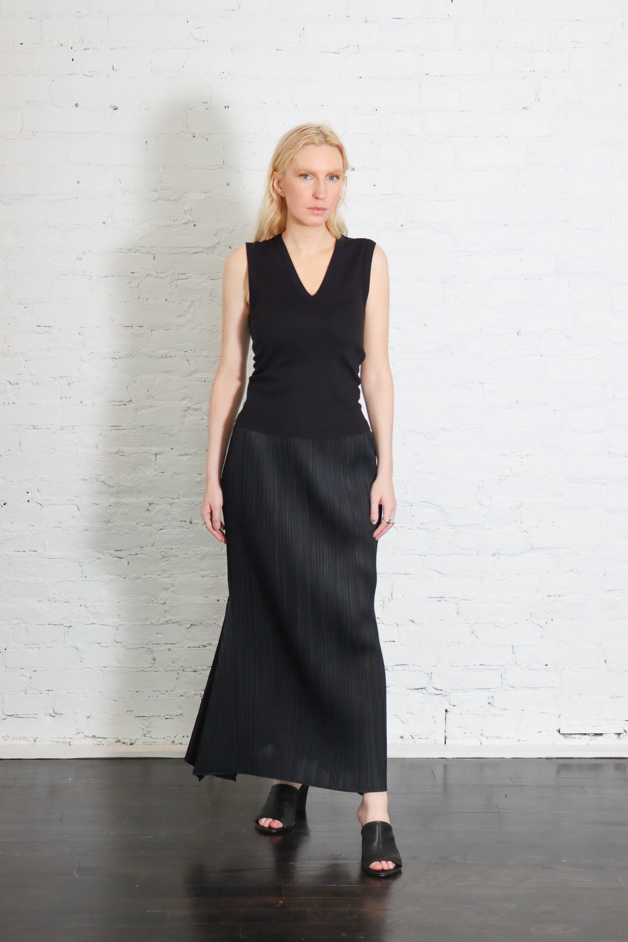 Ole! Skirt in Black by Pleats Please Issey Miyake-Pleats Please Issey Miyake-Idlewild-Cincinnati