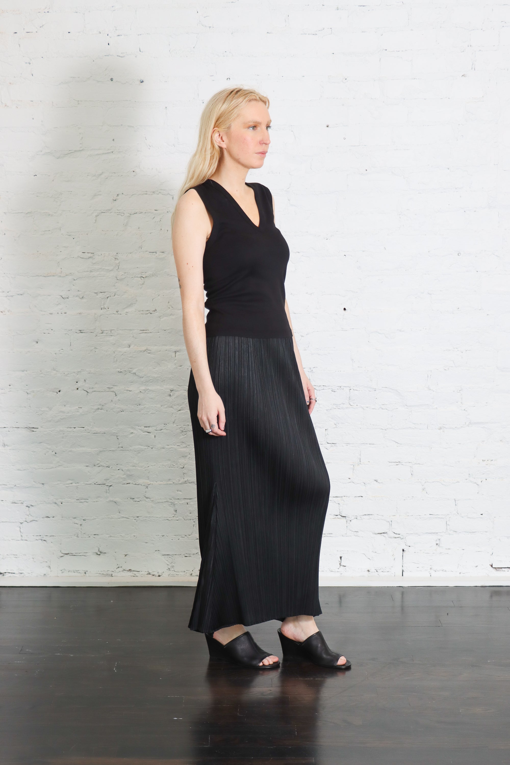 Ole! Skirt in Black by Pleats Please Issey Miyake-Pleats Please Issey Miyake-Idlewild-Cincinnati