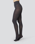 Olivia Premium Tights in Nearly Black by Swedish Stockings-Swedish Stockings-Idlewild