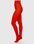 Olivia Premium Tights in Sharp Red by Swedish Stockings-Swedish Stockings-Idlewild-Cincinnati