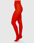 Olivia Premium Tights in Sharp Red by Swedish Stockings-Swedish Stockings-Idlewild