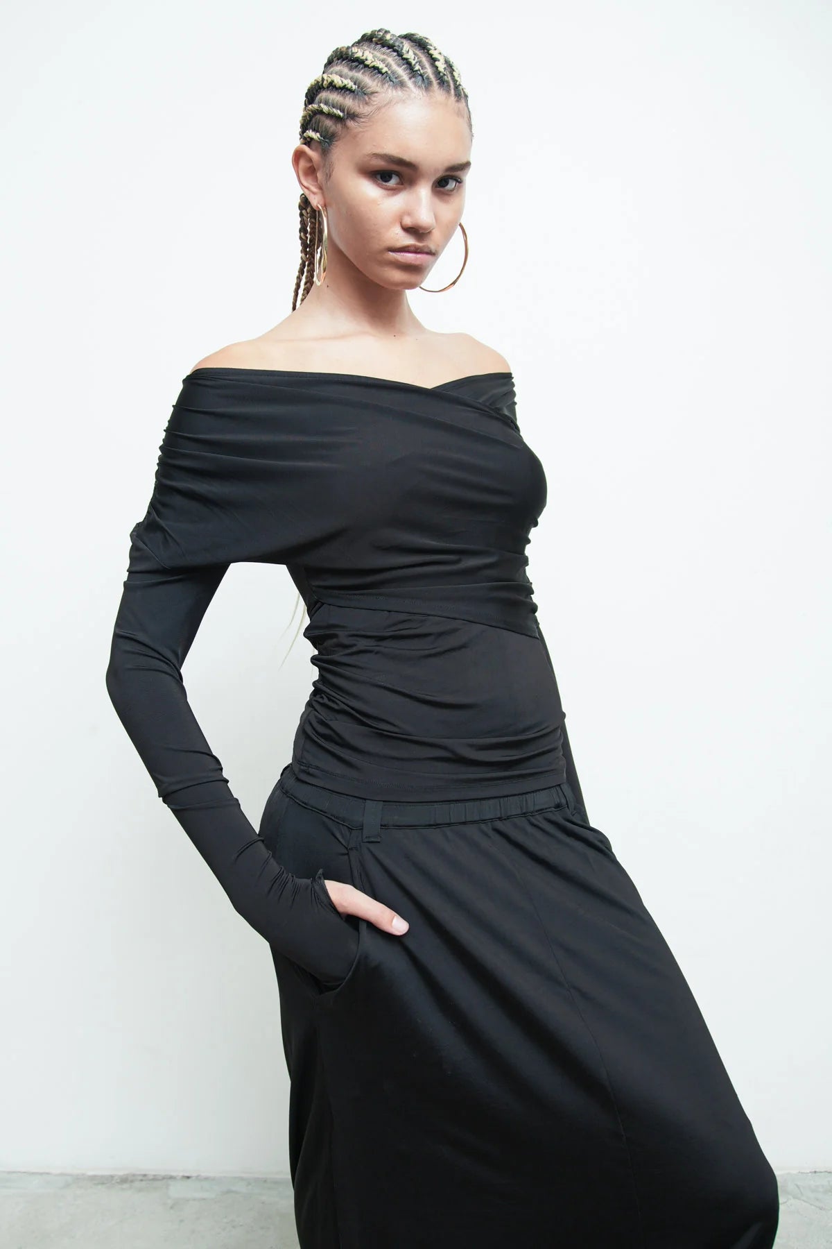Opal Top in Black by Nicholas K-Nicholas K-Idlewild-Cincinnati