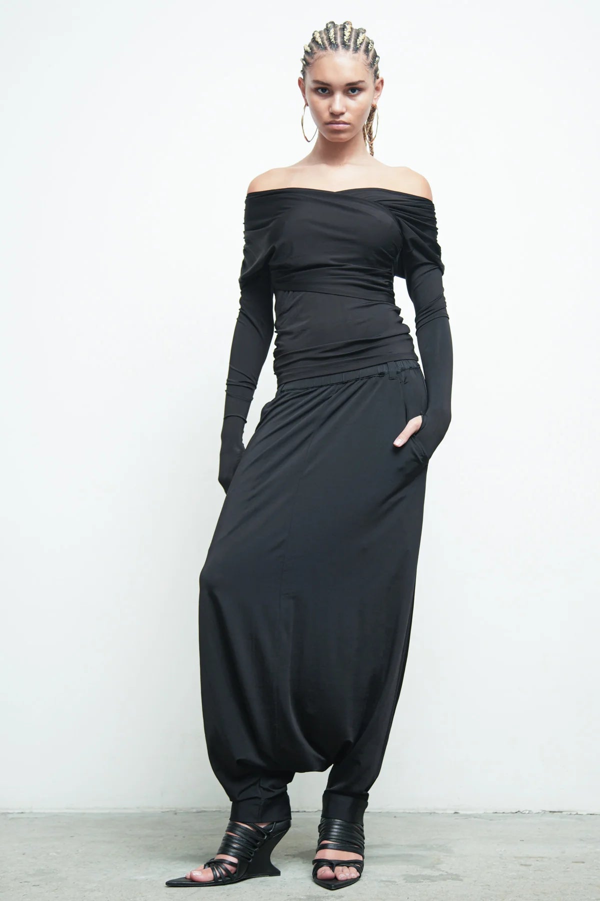 Opal Top in Black by Nicholas K-Nicholas K-Idlewild-Cincinnati