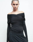 Opal Top in Black by Nicholas K-Tops-Nicholas K-Idlewild