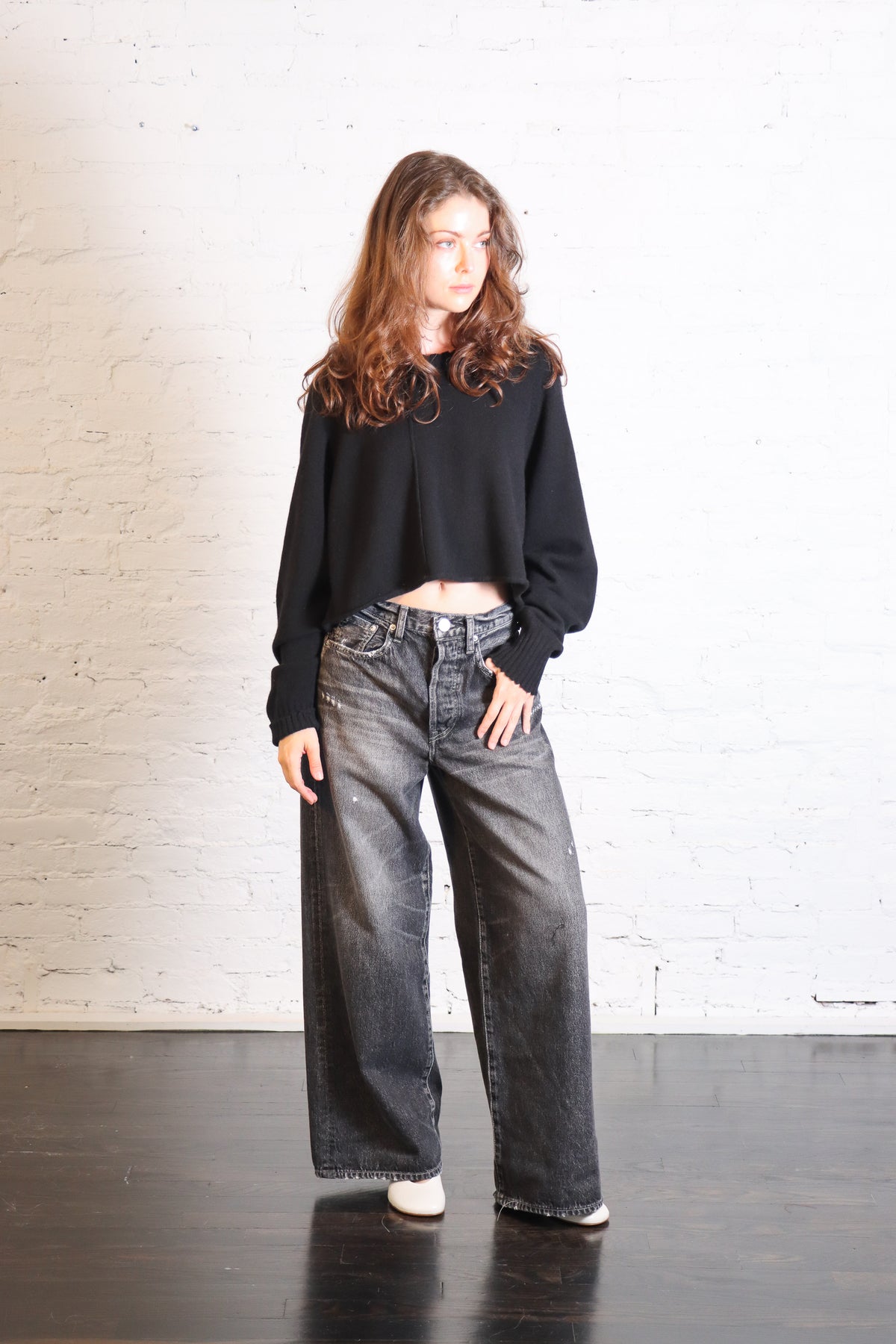 Open Back Sweater in Black by Serien°umerica-Serien°umerica-Idlewild-Cincinnati