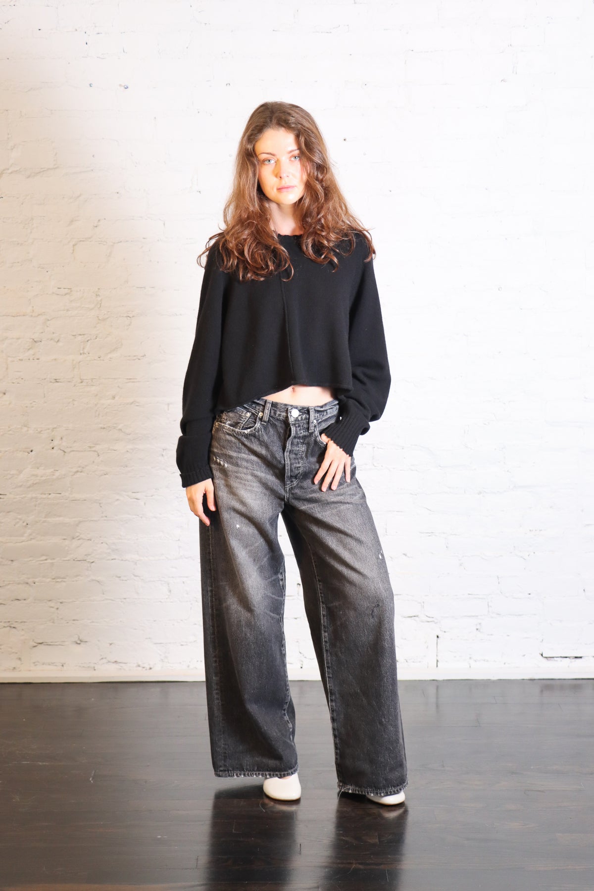 Open Back Sweater in Black by Serien°umerica-Serien°umerica-Idlewild-Cincinnati