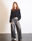 Open Back Sweater in Black by Serien°umerica-Serien°umerica-Idlewild-Cincinnati