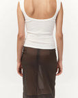 Organic Cotton Ballerina Top in White by St. Agni-St. Agni-Idlewild-Cincinnati