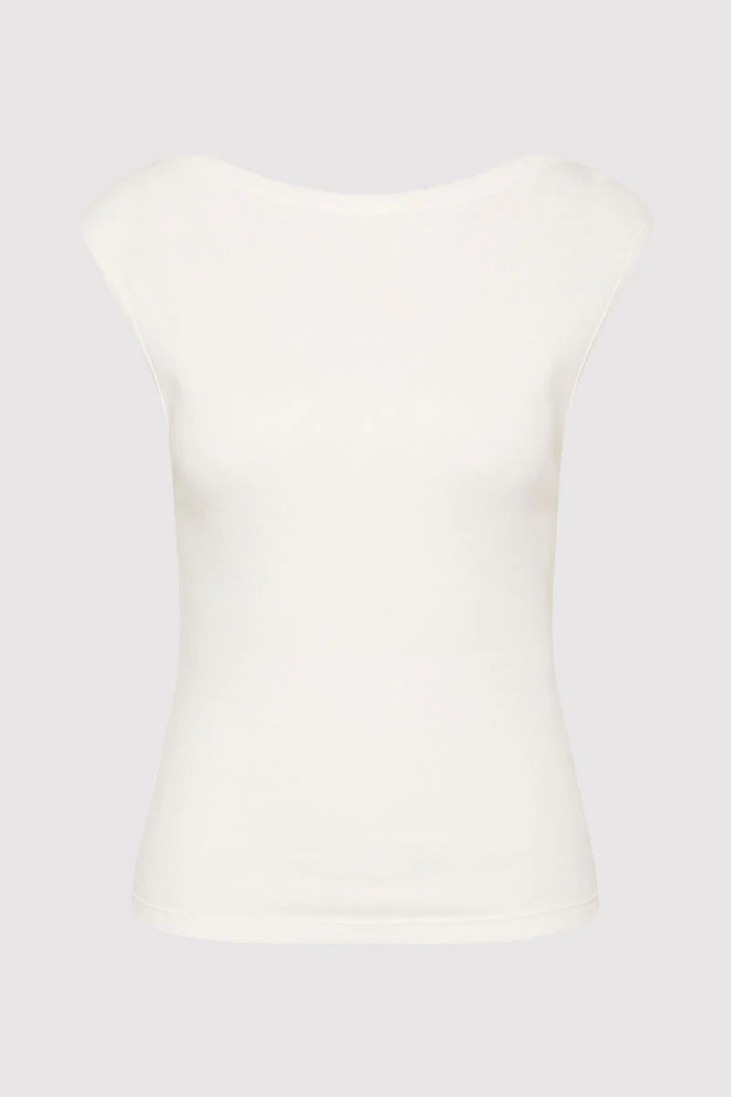 Organic Cotton Ballerina Top in White by St. Agni-St. Agni-Idlewild-Cincinnati