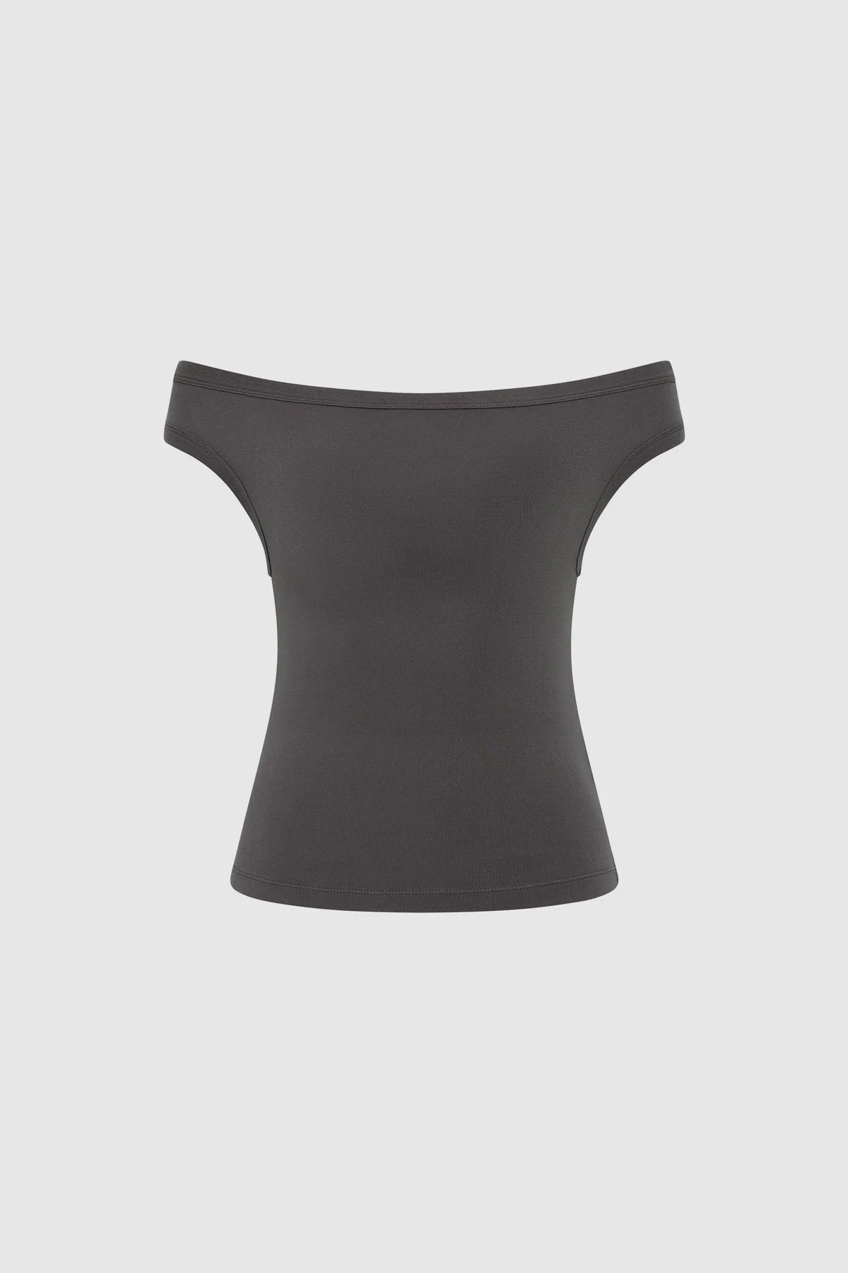 Organic Cotton Off Shoulder Top in Soot by St. Agni-St. Agni-Idlewild-Cincinnati