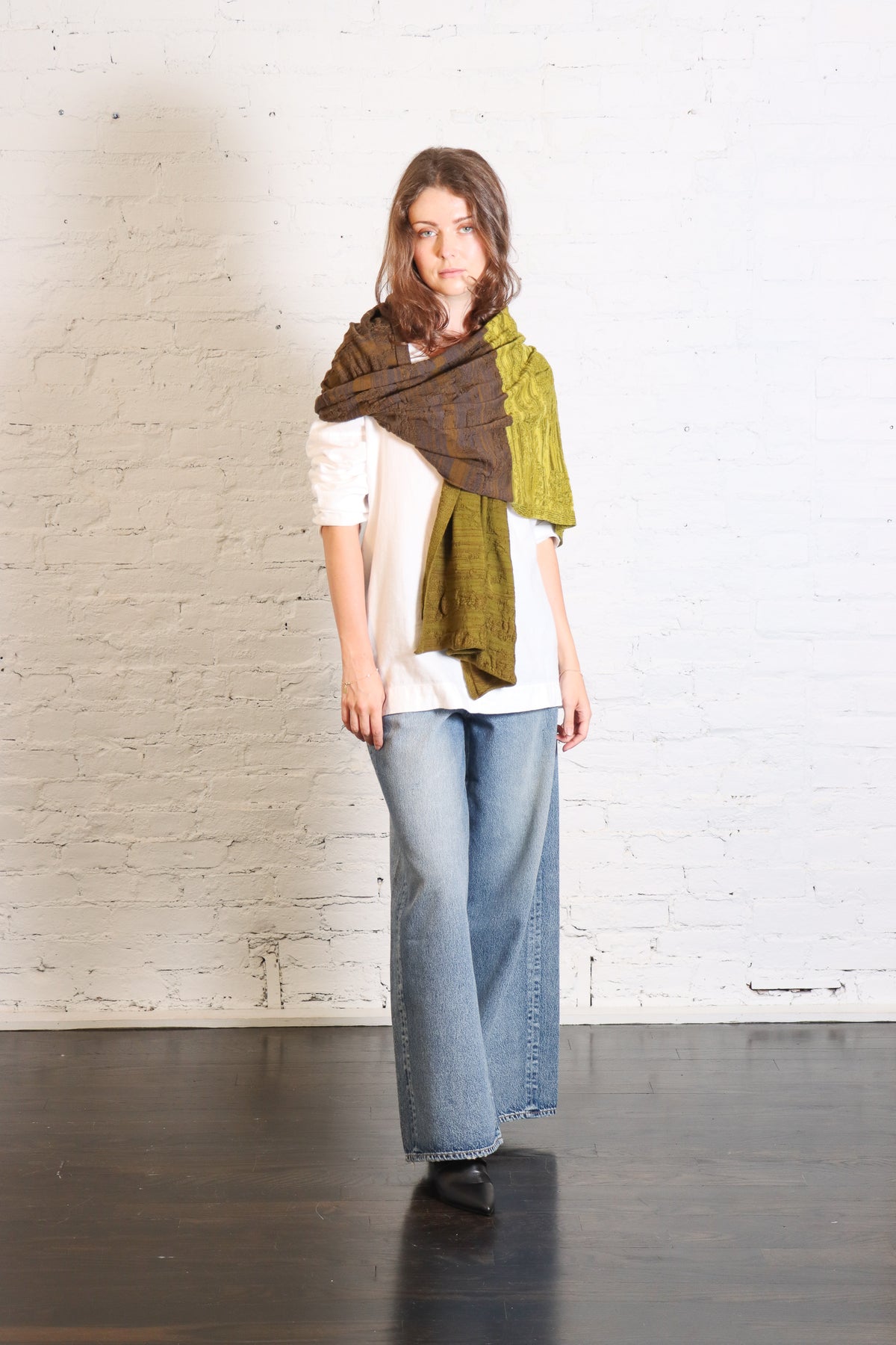 Organic Scarf in Tris by Serien°umerica-Serien°umerica-Idlewild-Cincinnati