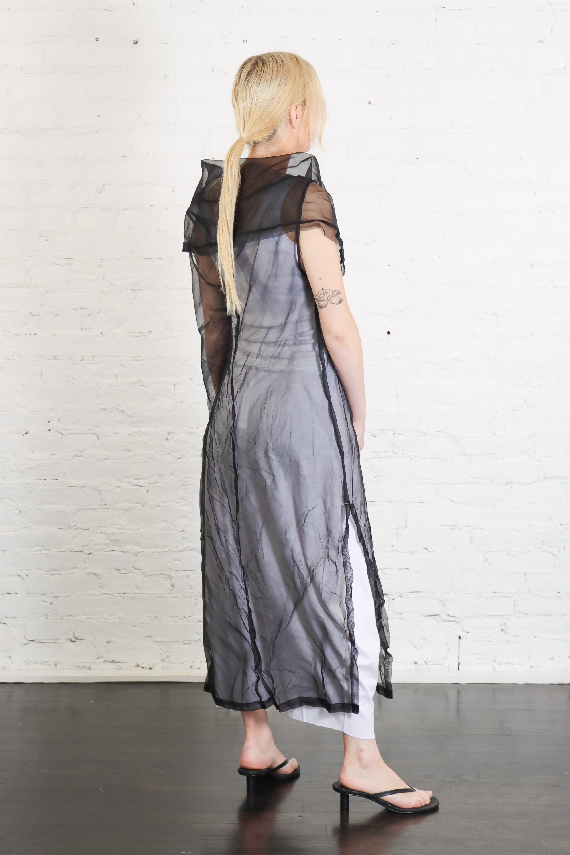 Organza Jackie O Dress in Black by Planet – Idlewild