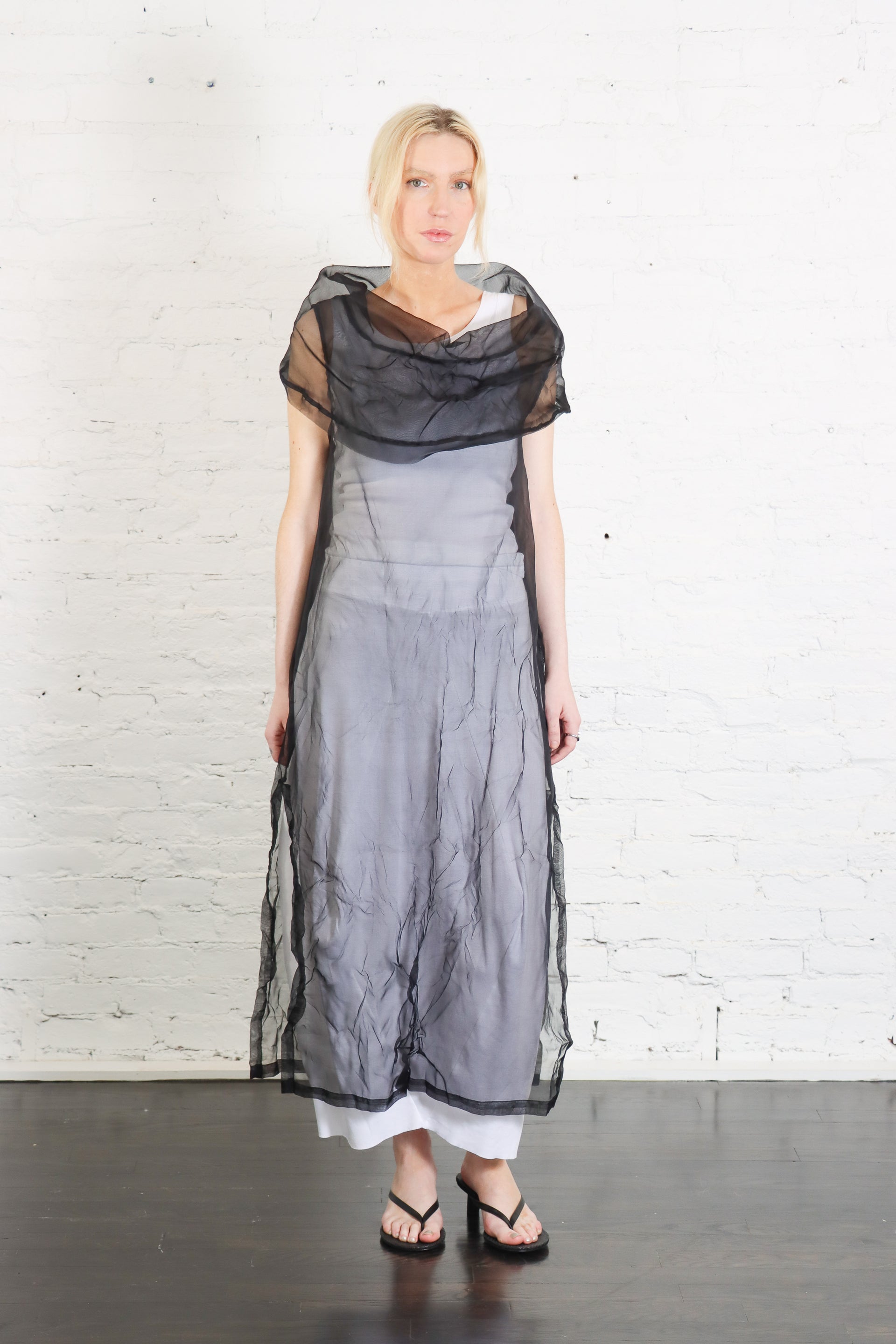 jackie o dress Organza in Black by Planet Spring New Arrival Inspired by timeless Jackie SheIn Women Elegant Tunic Size:Child13