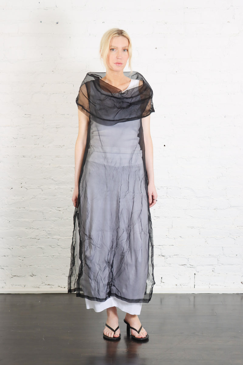 Organza Jackie O Dress in Black by Planet