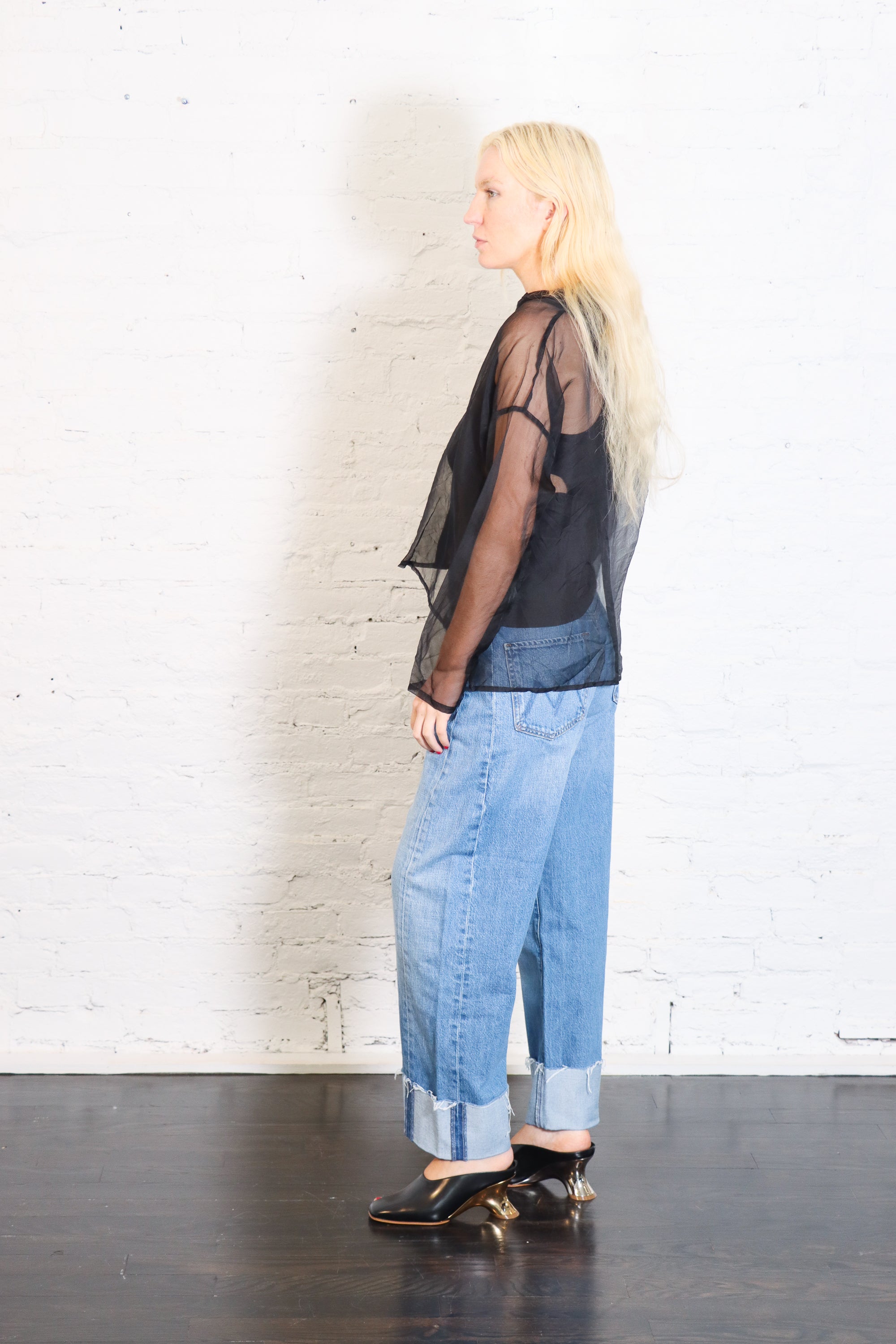 Organza Menz Shirt in Black by Planet-Planet-Idlewild-Cincinnati