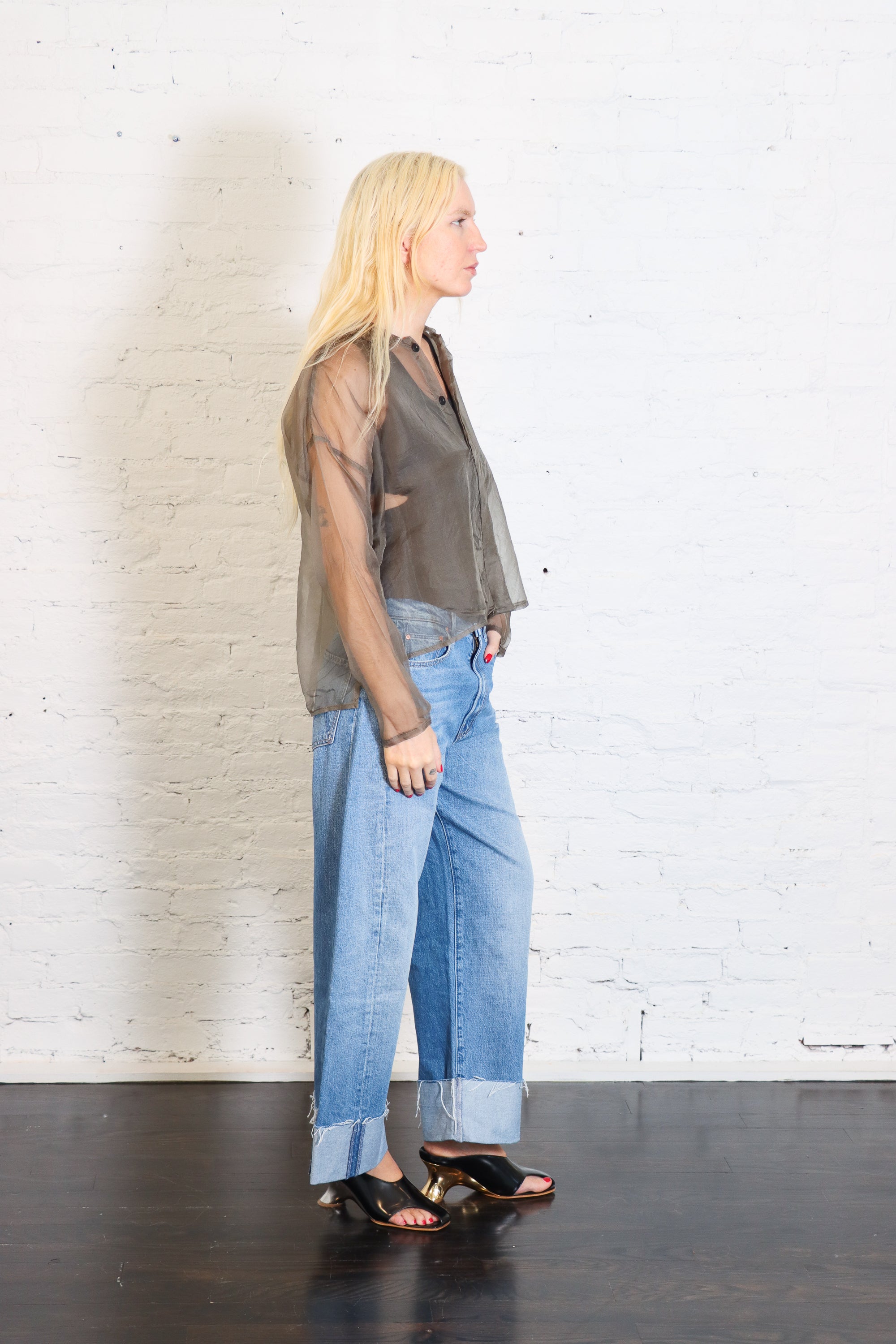 Organza Menz Shirt in Turtle by Planet-Planet-Idlewild-Cincinnati
