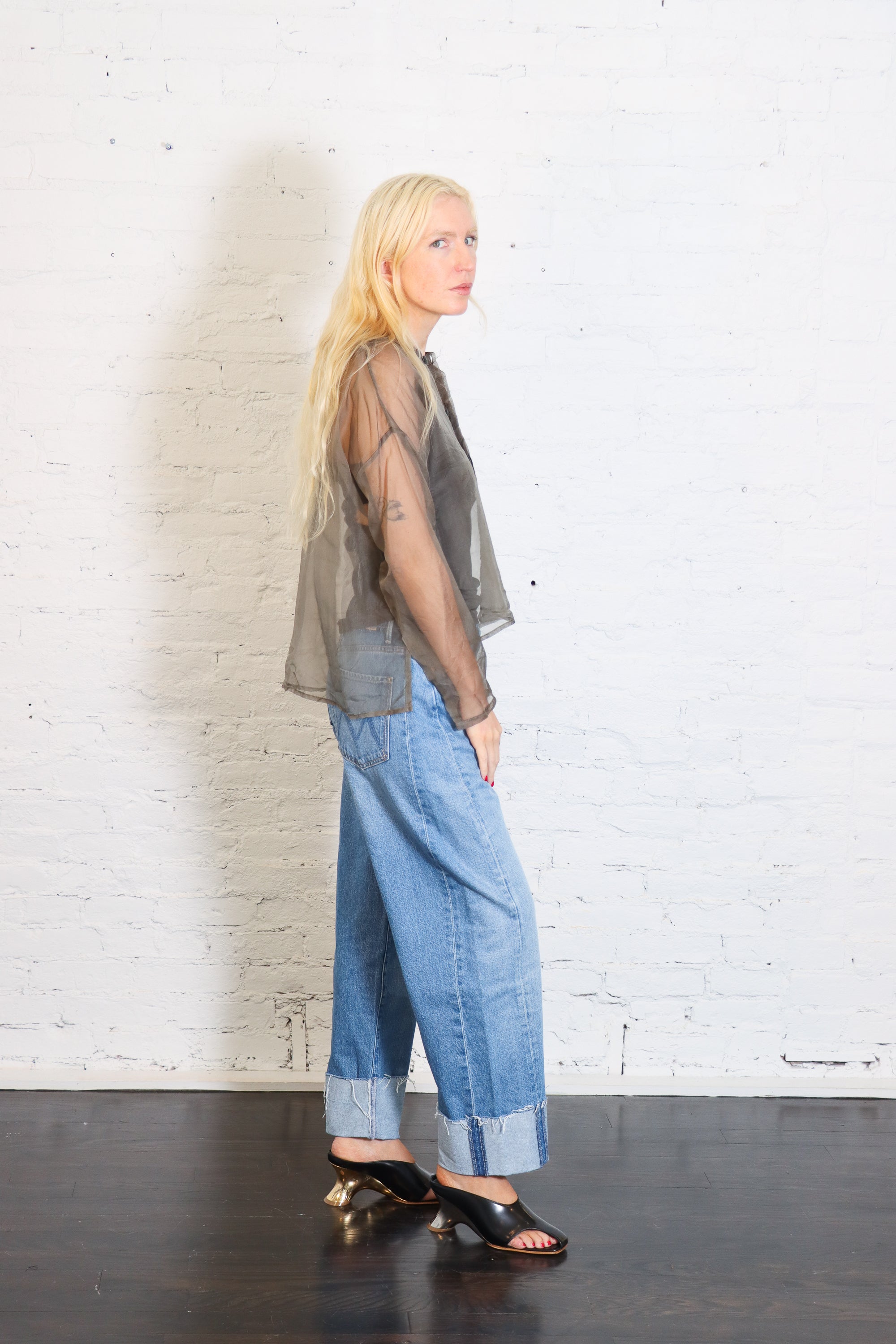 Organza Menz Shirt in Turtle by Planet-Planet-Idlewild-Cincinnati