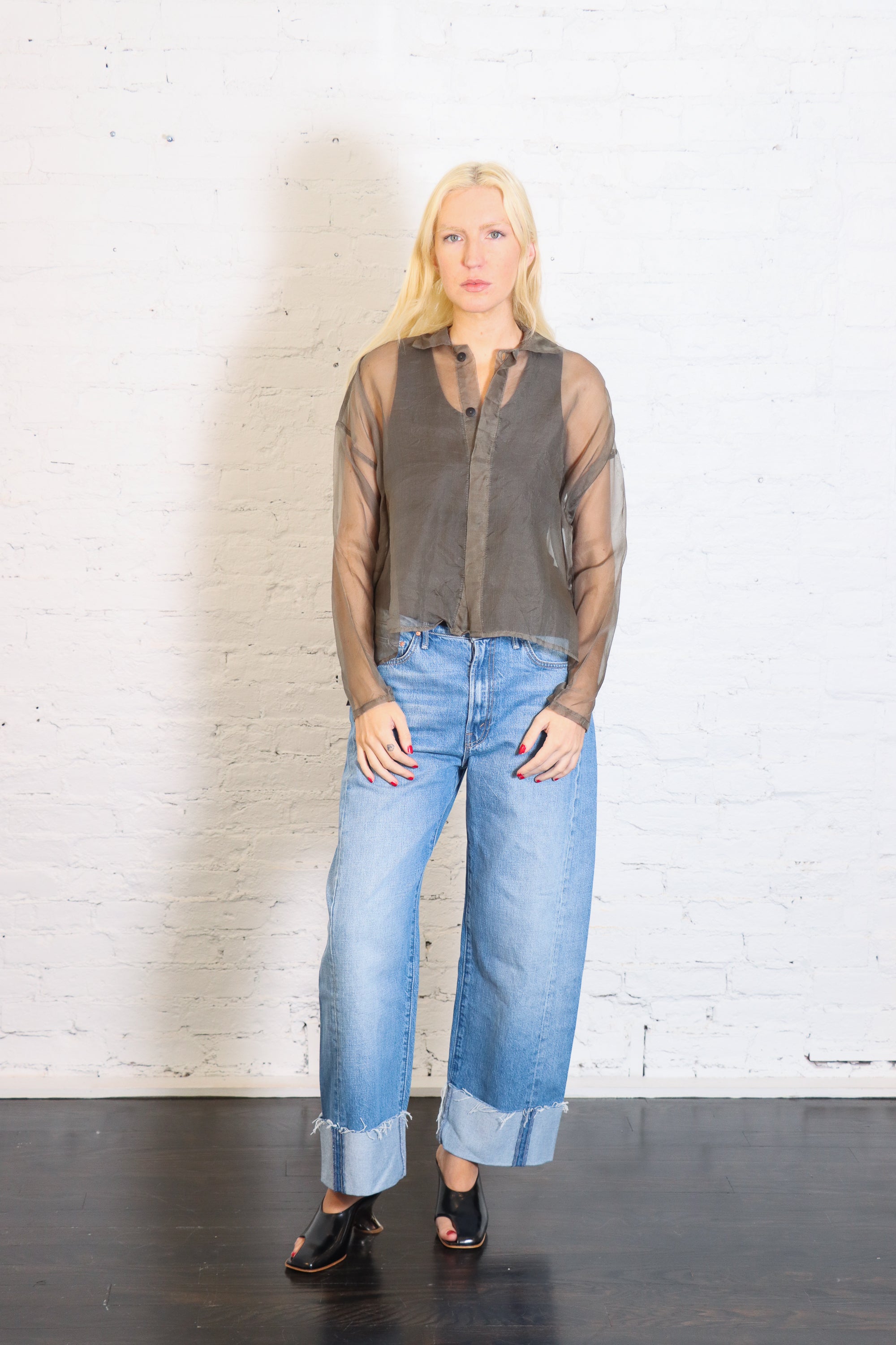 Organza Menz Shirt in Turtle by Planet-Planet-Idlewild-Cincinnati